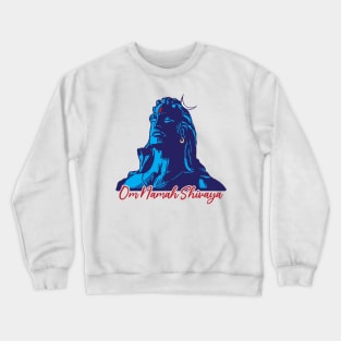 Adiyogi or Adhi Yogi Shiva Mahadev Aum namah shivaya Crewneck Sweatshirt